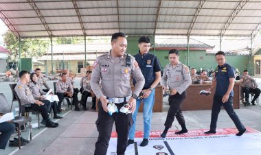 Siap-Amankan-Pemilu-2024,-Polres-Kediri-Gelar-Gladi-Posko-dan-TFG