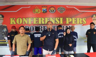 Polres-Tuban-Amankan-Oknum-Scurity-PT.-Pertamina-Diduga-Curi-Pipa-di-Tempat-Kerjanya