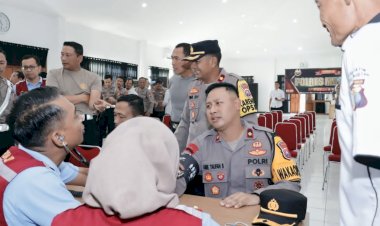 Jaga-Kesehatan-dan-Ketahanan-Tubuh,-Polres-Magetan-Gelar-Vaksinasi-Untuk-Anggota