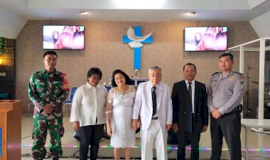 Polresta-Sidoarjo-dan-Jajaran-Amankan-Ibadah-Kenaikan-Isa-Almasih