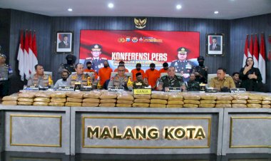Polresta-Malang-Kota-Kota-Berhasil-Gagalkan-Pengiriman-Ratusan-Kilogram-Ganja-Jaringan-Antar-Provinsi