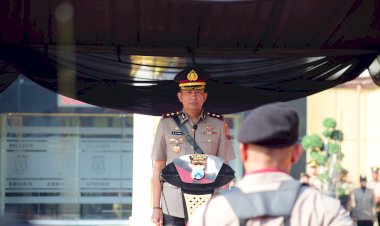 Polresta-Sidoarjo-Gelar-Upacara-Peringatan-Hari-Juang-Polri