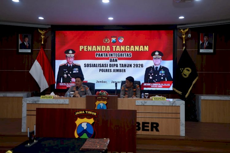 Awal 2026 Polres Jember Tegaskan Komitmen Integritas dan Transparansi Pelayanan