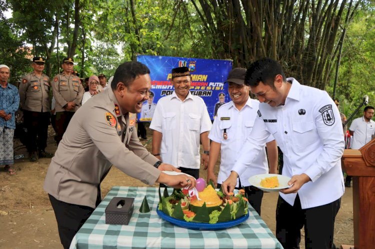 Polres Tuban Bangun Jembatan Merah Putih Presisi, Bupati : Berkat Kepedulian dan Kehadiran Polri di Tengah Masyarakat